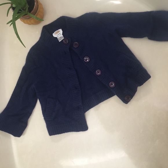 Talbots Sweaters - Talbots cashmere blend navy sweater